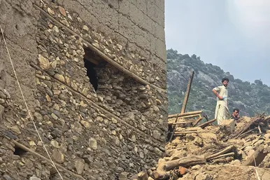 عکس‌هایی از زلزله در شرق افغانستان (۱۰ شهریور ۱۴۰۴)