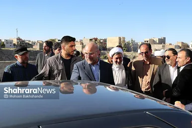 بازدید رئیس مجلس از پروژه مجتمع تربیتی آموزشی حضرت مهدی (عج) مشهد