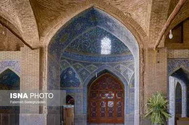 عکس‌هایی از ترک‌های مسجد سید اصفهان