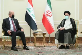 رئیسی در دیدار با همتای عراقی خود: ایران خواهان عراقی قوی و مقتدر است