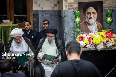 گزارش تصویری | مراسم چهلمین روز شهادت وزیر اطلاعات دولت چهاردهم در حرم مطهر رضوی برگزار شد (۱۰ اردیبهشت ۱۴۰۵)