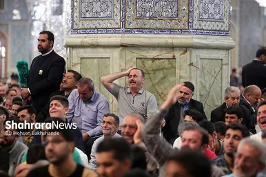 مراسم مناجات شب‌های ماه مبارک رمضان در حرم مطهر رضوی