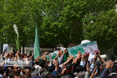 تشییع پیکر شهید حجت الاسلام دارایی در مشهد