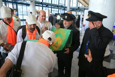 نخستین پرواز اعزام حاجیان از فرودگاه بین المللی شهید هاشمی نژاد 