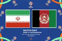 فوتسال آسیا چشم انتظار دیداری تماشایی | نمایش پیشرفتِ افغانستان، مقابل قدرتِ سنتی ایران
