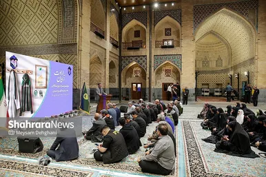 گزارش تصویری | آیین رسمی بدرقه دوندگان کاروان جاده ولایت در حرم مطهر رضوی