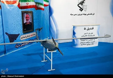 گزارش تصویری | رونمایی از پهپادهای جدید انتحاری و شناسایی سپاه