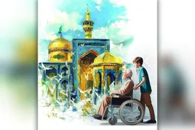 میان&zwnj;بری برای شبیه شدن به امام&zwnj; رضا(ع)