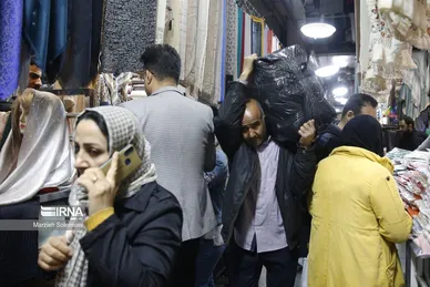 بازار تهران در آستانه سال نو