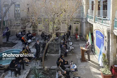 گزارش تصویری | آیین افتتاح گذر‌های تاریخی محلات و رونمایی از بزرگ‌ترین پرده نقاشی نقالی کشور (۴ دی ۱۴۰۳)