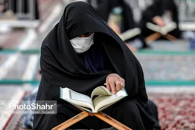 محفل بزرگ قرائت قرآن در حرم مطهر رضوی