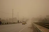 گرد و خاک و کاهش دید افقی در محور درگز_قوچان (۱۳مهر ۱۴۰۳)
