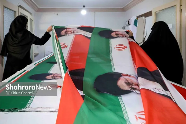 زنان و دختران ایران پای کار انقلاب + فیلم و  عکس