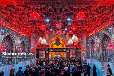 گزارش تصویری | حال و هوای کربلای معلی در شب جمعه ، شب زیارتی سیدالشهدا (ع)، در آستانه اربعین حسینی
