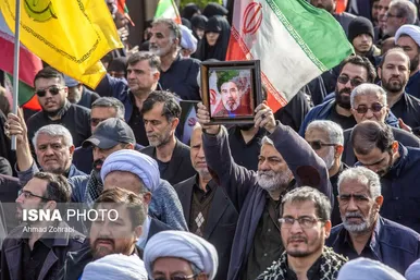 گزارش تصویری | تشییع پیکر شهید «علی لاریجانی» و «مرتضی لاریجانی» - قم