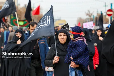 تشییع پیکر مطهر ۱۰ شهید گمنام در مشهد