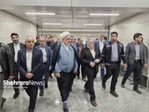 بازدید بازرس کل خراسان رضوی و شهردار مشهد مقدس از پروژه خط ۳ مترو مشهد