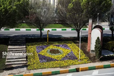 گزارش تصویری | المان های گل در نوروز ۱۴۰۴ مشهد