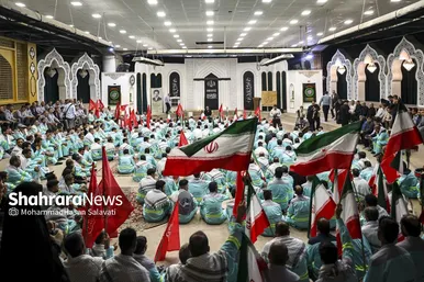 گزارش تصویری | آیین اذن خدمت کاروان خدام الحسین (ع) شهرداری مشهد
