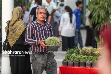 گزارش تصویری | افتتاح بیست‌وسومین نمایشگاه گل و گیاه مشهد