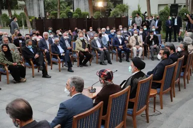 مراسم افطاری رئیس جمهور با جمعی از هنرمندان