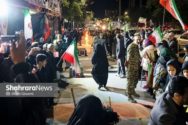 گزارش تصویری |حضور جامعه ورزش مشهد در سی و هشتمین شب شکوه حضور مردم در خیابان‌های مشهد