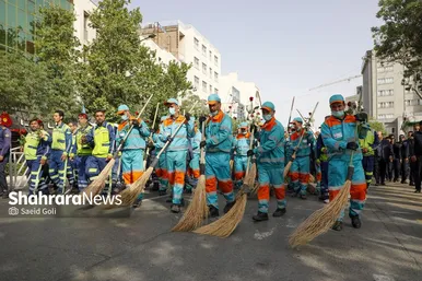 گزارش تصویری | آیین اذن خدمت با حضور نیرو‌های خدمات شهری مشهد (۱۰ اردیبهشت ۱۴۰۴)