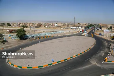 بهره‌برداری از پل دوم و اصلاح هندسی ورودی جاده سرخس به مشهد