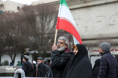 گزارش تصویری حضور باشکوه مردم مشهد در راهپیمایی ۲۲ بهمن - ۲