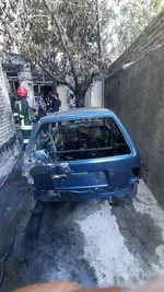 آتش سوزی مهیب منزلی مسکونی در مشهد توسط آتش‌نشانان مهار شد + عکس