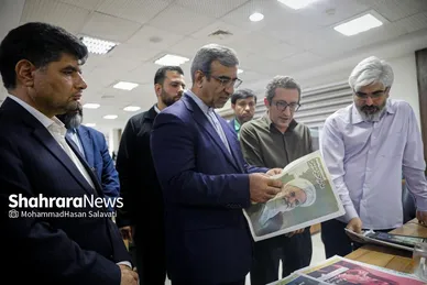 بازدید استاندار خراسان رضوی از موسسه فرهنگی شهرآرا
