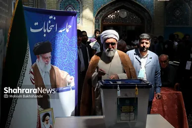 عکس‌هایی از انتخابات ریاست جمهوری در مشهد- ۳ (۸ تیرماه ۱۴۰۳)