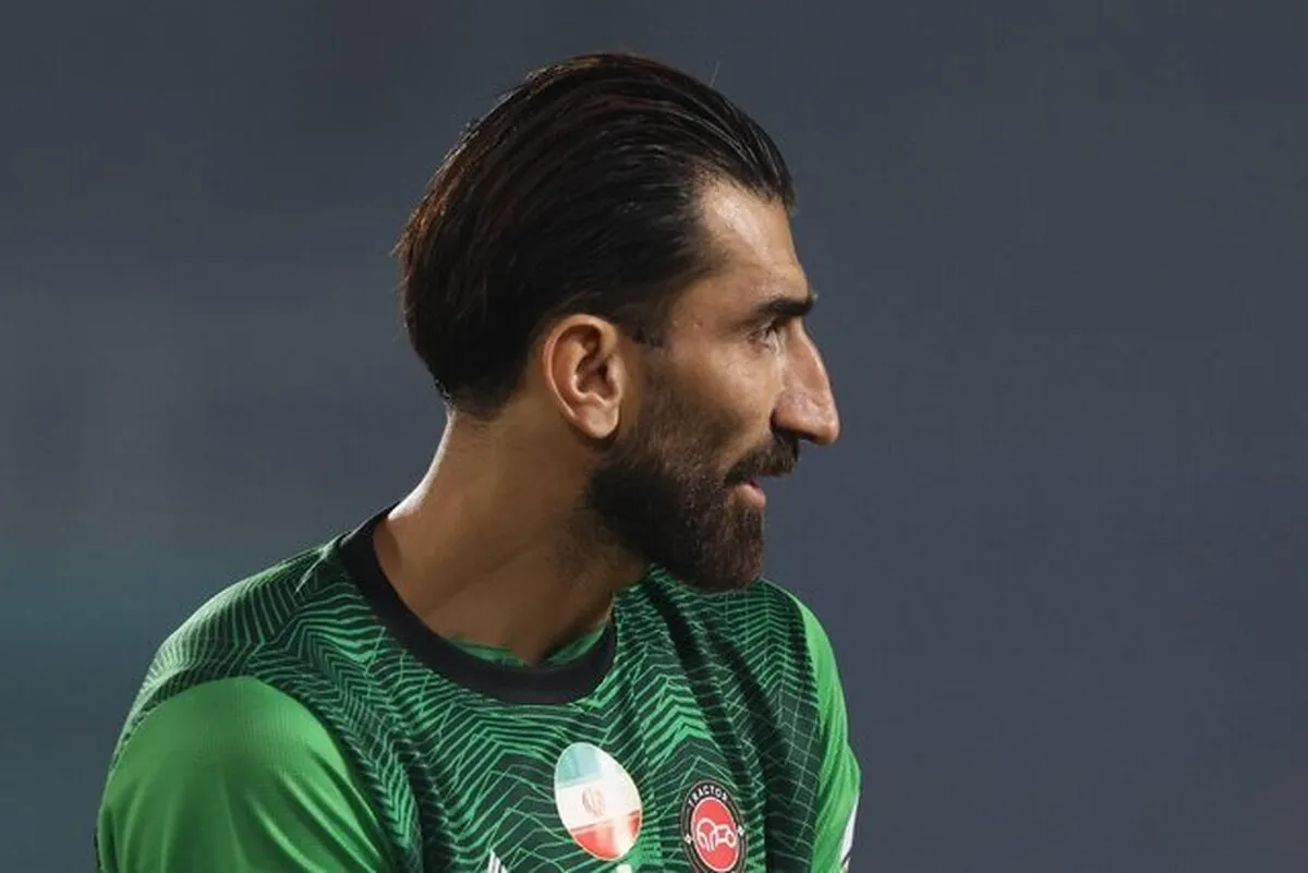 دروازه بان پرسپولیس حرکت بیرانوند را تقلید کرد!