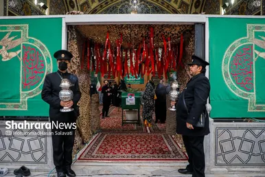 گزارش تصویری | پویش«لبنان در پناه امام رئوف» در صحن قدس حرم مطهر رضوی