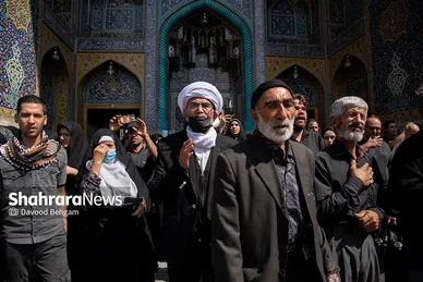 عزادرای شهادت امام رضا (ع) در حرم مطهر رضوی
