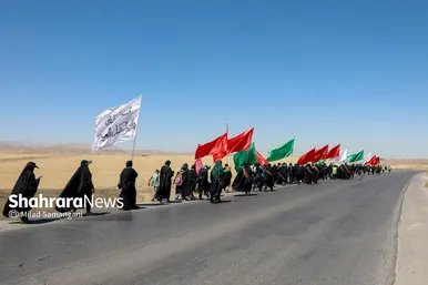 گزارش تصویری | آغاز موج پیاده‌روی زائران به مشهد همزمان با ایام شهادت امام رضا(ع)