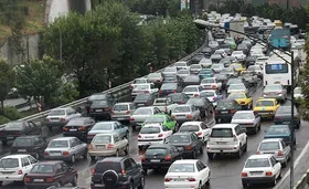 وضعیت ترافیک خیابان&zwnj;های مشهد در اولین روز بارانی شهر