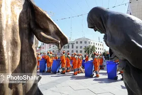 آغاز مراسم تشرف و اذن خدمت خادمان شهری مشهد به محضر حضرت رضا (ع)
