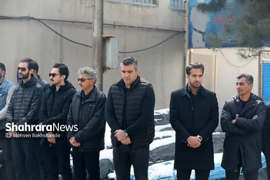 گزارش تصویری | مراسم تشییع محسن صنوبری، پیشکسوت اخلاق‌مدار و خوش‌نام فوتبال خراسان
