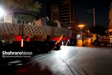 عملیات انتقال دستگاه TBM حفاری قطار شهری
