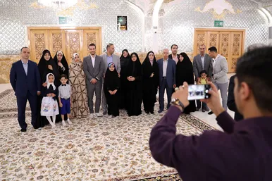 با اجازه امام رضا علیه السلام،