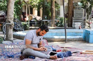 ایران زیباست | روفوگری فرش در اصفهان