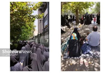 گزارش تصویری | حضور شگفت انگیز مردم تهران در شرایط جنگی به صورت خانوادگی در نماز جمعه