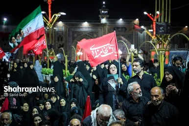 گزارش تصویری | مراسم بزرگداشت رهبر شهید ایران در حرم مطهر امام رضا (ع)