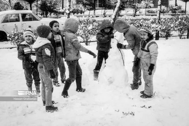 عکس‌هایی از برف سال ۱۳۴۲