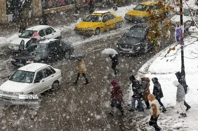 ایران زیباست | بارش برف در رشت