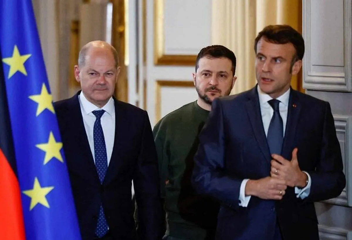 اختلافات مقامات آلمان و فرانسه درباره اوکراین