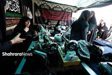 گزارش تصویری | موکب های خدمت رسان به زائران در روزهای پایان ماه صفر در عرصه میدان شهدا مشهد