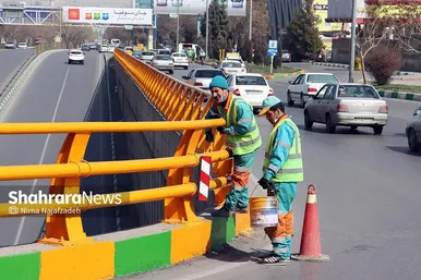 رنگ بهار در خیابان‌های مشهد