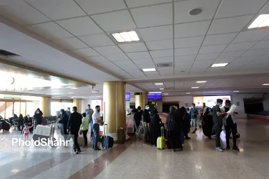 فرودگاه بین المللی شهید هاشمی نژاد مشهد پذیرای مسافران نوروزی‎‎